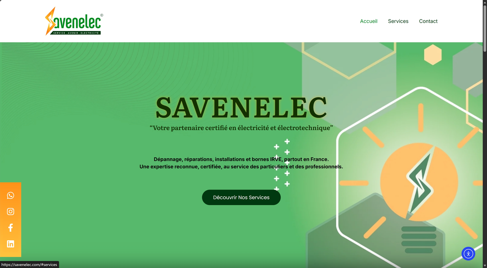 Savenelec Website